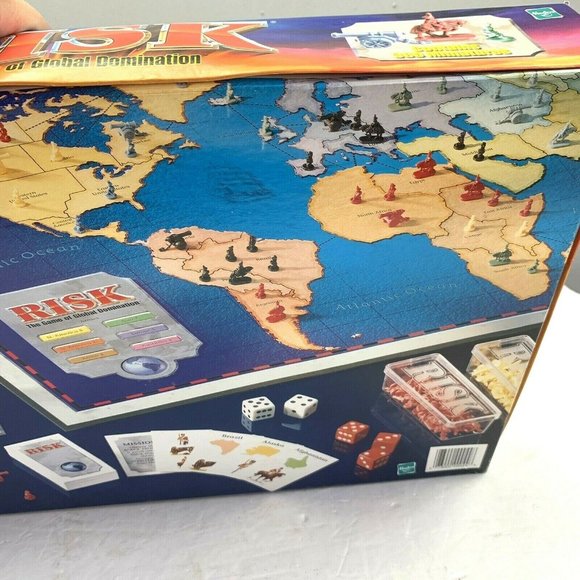 Risk Board Game Vintage 1999 Include Miniature Army Horse Cannon People Complete - Picture 8 of 9